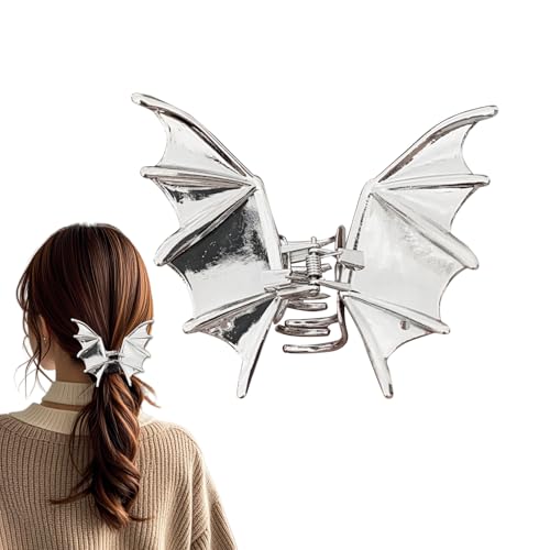 Krallen Clip,Flügelform Haarklemme Für Mädchen | Dekorative Rutschfeste Barrette Für Frauen Und Mädchen Halloween Feste Themenpartys von Qikam