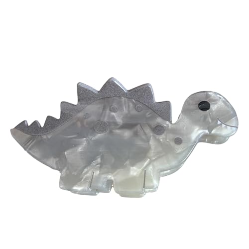 Qikam Acryl-Dinosaurier-Haarnadeln, lustige Dinosaurier-Haarklammern - Haarspange Dinosaurier für Damen | Rutschfeste Acryl-Kopfschmuck-Styling-Tools, Haarschmuck mit starkem Halt für den täglichen von Qikam