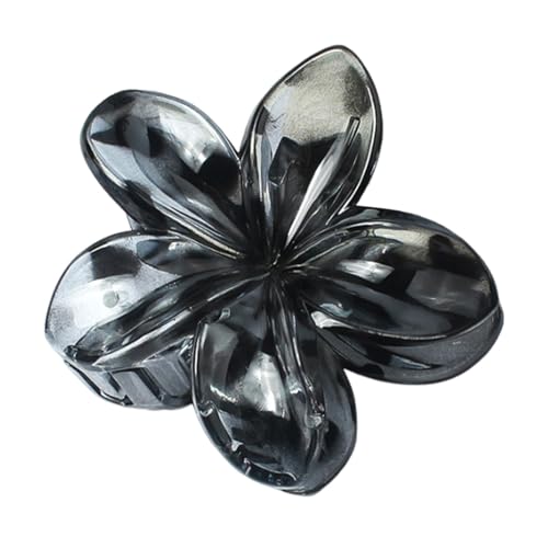 Qikam Blumen-Haarklammer, Haargreifer-Klaue | Blumen-Haarspangen mit Leopardenmuster für Mädchen,Haarspange mit starkem Halt für Freundin, Ehefrau, Freundin, Schwester, Tochter, Mutter von Qikam