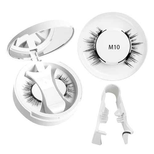 Qikam Magnetische falsche Wimpern, wiederverwendbare magnetische Wimpern,Wiederverwendbare falsche Wimpern | Tragbares falsches Wimpern-Set mit magnetischen Wimpern für Frauen, Freundin, Mutter, von Qikam
