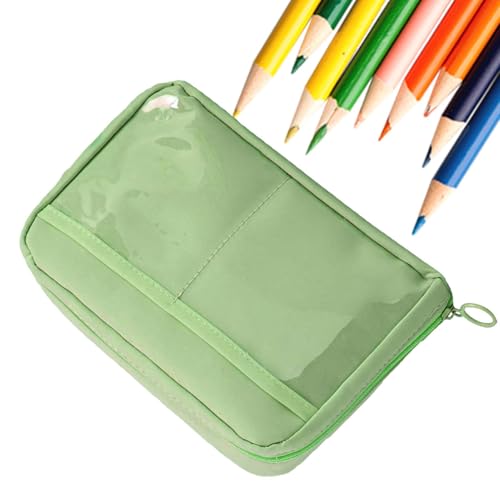 Qikam Süßes Federmäppchen, Federmäppchen für Mädchen | Federmäppchen mit hoher Kapazität und 12 Fächern,Tragbare, robuste Bleistifttasche, praktische Bleistifttasche mit großem Fassungsvermögen für von Qikam