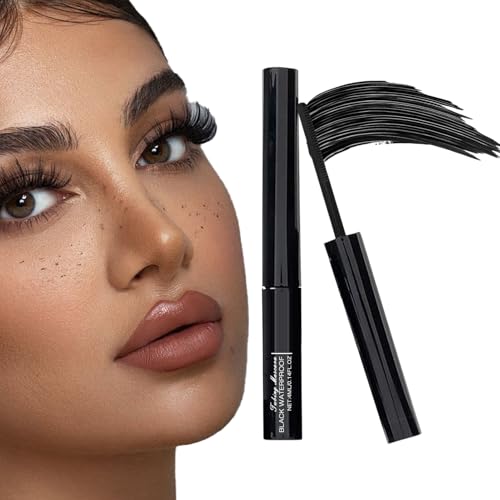 Volumisierende Wimperntusche - Nicht Verwischende Mascara - Wasserfeste Volumen Verlängerung Feste Make-up Wimpern Feste Wimperntusche Für Hochzeit Date Reise Party Abend Stage Abschlussball von Qikam