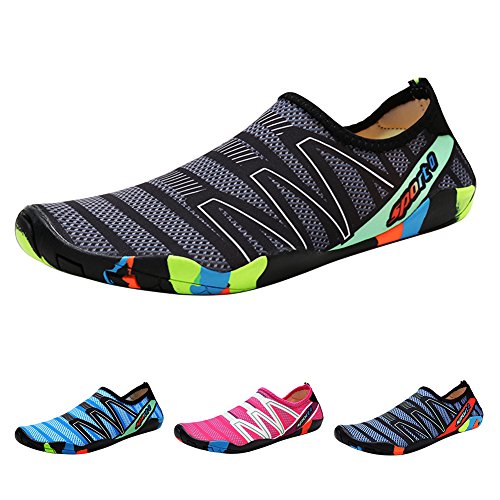 Qimaoo Unisex Strandschuhe Strand Schwimmschuhe Schnell Trocknend Schuhe Aquaschuhe Badeschuhe Wasserschuhe Surfschuhe - Upgrade Schwarz-erwachsene - Gr. 36 EU Qimaoo Unisex Strandschuhe Strand Schwimmschuhe Schnell Trocknend Schuhe Aquaschuhe Badeschuhe Wasserschuhe Surfschuhe - Upgrade Schwarz-erwachsene - Gr. 36 EU von Qimaoo