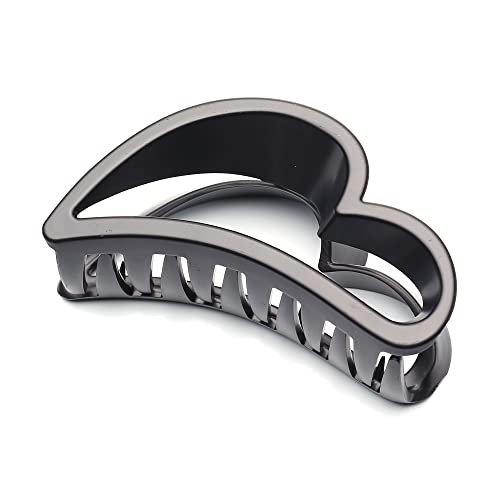 Große Schwarz Haarklammer Klauen Haarspange Schöne Damen Haarschmuck Elegant Haar-Accessoire 1stück(10cm*5.4cm,Black) von QinGoo