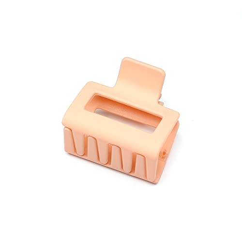 QinGoo Mittelgroß Rosa Quadrat Haarklammer Klauen Haarspange Schöne Damen Haarschmuck Elegant Haar-Accessoire 1stück(5cm*4.8cm,Baby Pink) von QinGoo