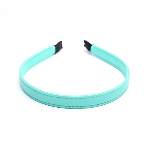 QinGoo Grün Leder Haarreife Frauen Stirnband Kopfschmuck Stirnbänder Haarband Haarschmuck 1stück(Green) von QinGoo