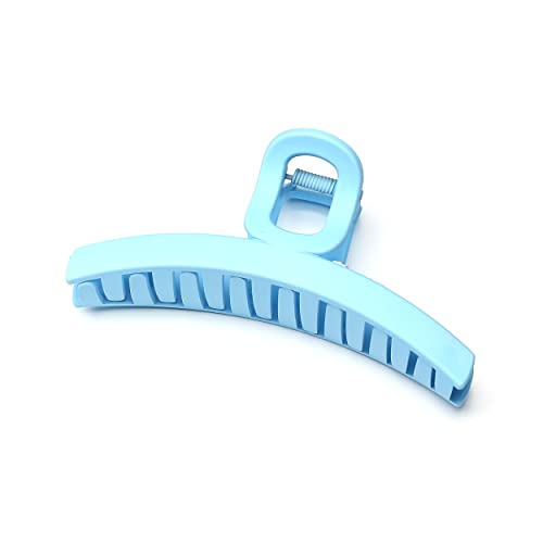 QinGoo Groß Blau Mattes Kreuz Haarklammer Klauen Haarspange Schöne Damen Haarschmuck Elegant Haar-Accessoire 1stück(11.5cm*6cm,Blue) von QinGoo