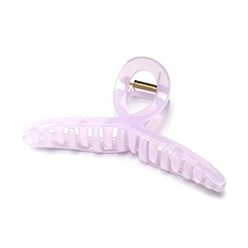 QinGoo Riesen Kreuz Lila Haarklammer Groß Haarspange Schöne Damen Haarschmuck Elegant Haar-Accessoire 1stück(13cm*6.2cm,Purple) von QinGoo