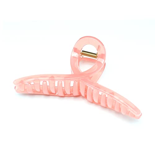 QinGoo Riesen Kreuz Rot Haarklammer Groß Haarspange Schöne Damen Haarschmuck Elegant Haar-Accessoire 1stück(13cm*6.2cm,Red) von QinGoo