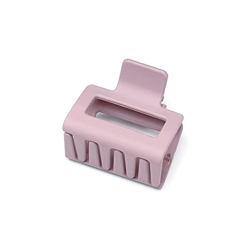 QinGoo Mittelgroß Lila Quadrat Haarklammer Klauen Haarspange Schöne Damen Haarschmuck Elegant Haar-Accessoire 1stück(5cm*4.8cm,Taro) von QinGoo