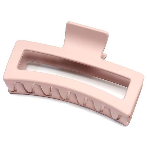 QinGoo Riesen Lila Mattes Haarklammer GroßSchöne Damen Haarspange Elegant Haar-Accessoire Kunststoff Kopfschmuck 1stück(12.7cm5.3cm,Purple) von QinGoo