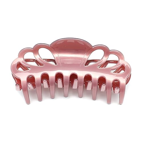 QinGoo Groß Rot celluloseaceta Haarklammer Haarspange Damen Weiblich Haarschmuck Schöne Kopfschmuck Exquisite Elegant Haar-Accessoire 1stück 10cm(Red) von QinGoo