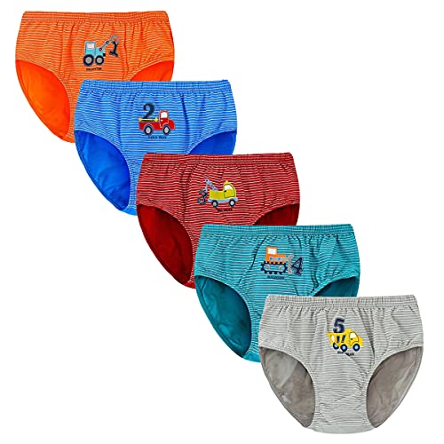 QinGuang 5er-Pack Jungen Slips Kinder Unterhosen Baumwolle Unterw?sche 2-3 Jahre von QinGuang