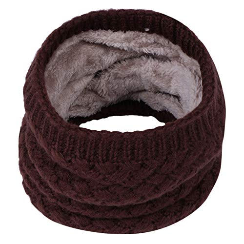 Loop Schal Kinder Baby Schal Jungen Mädchen Schlauchschal Halstuch Nackenwärmer Schals Winter Herbst Frühling Baumwolle Säugling Turban Winddicht Warm Bandana Kopftuch (Kaffee, Einheitsgröße) von QinMMSPORTS