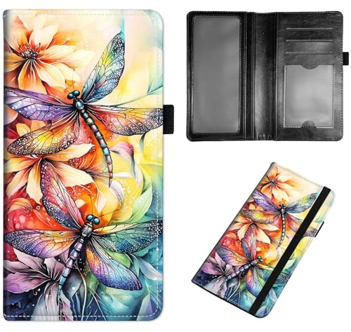 Qindaiwen Scheckbuchhüllen aus PU-Leder für Damen, Scheckbuchhalter für persönliche Schecks, Scheckbuch-Geldbörse mit RFID-Blockierung, Geschenk für Männer und Frauen, Pferd, Libellen Qindaiwen Scheckbuchhüllen aus PU-Leder für Damen, Scheckbuchhalter für persönliche Schecks, Scheckbuch-Geldbörse mit RFID-Blockierung, Geschenk für Männer und Frauen, Pferd, Libellen von Qindaiwen