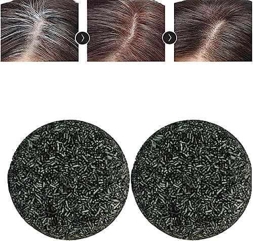 Spartan - Gray Hair Reverse Bar, Reverse Grey Hair Bar Shampoo, Gray White Hair Repair for Women & Men, Gray Hair Coverage Soap, Brown Hair Reverse Gray Natural Hair Darkening Shampoo Bar (2stk) von QingFang