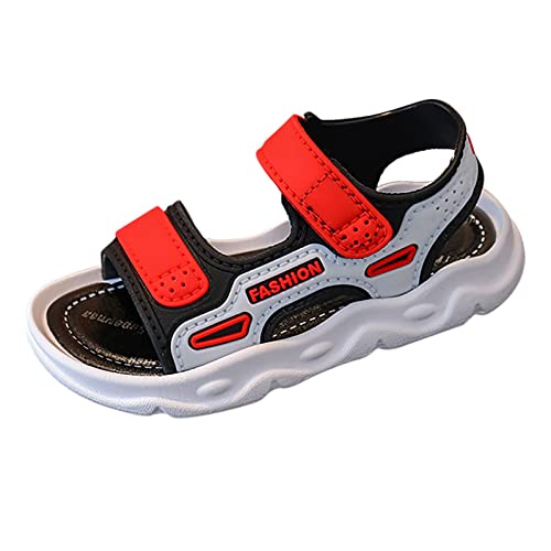 Kinder Sandalen Jungen Sommersandalen Outdoor Sport Wandersandalen Casual Strandsandalen Jungen Atmungsaktiv Trekkingsandalen Schnell Trocknend Wassersandalen Kindersandalen Sommer Kleinkind Schuhe von QingHUImao