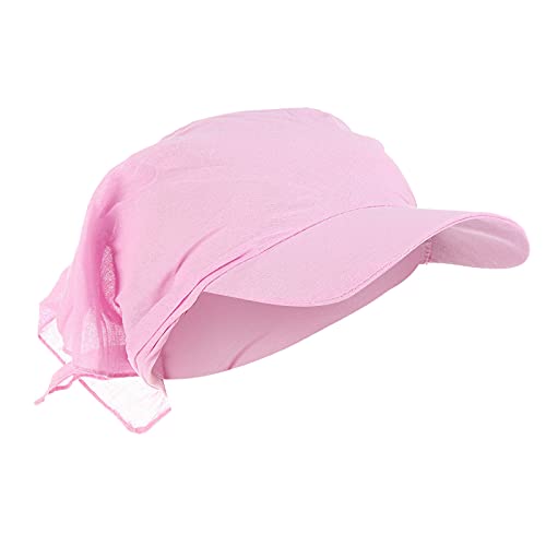 QingHUImao Basecap Damen Baseball Cap Waschbar Hut Slouch Mütze, leicht und weich, Longbeanie, Unisex Sommer Kopftuch Strand Bandana Meer Sonne Sonnenschutz Mütze Baseballkappe (A-012, One Size) von QingHUImao