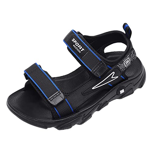 Sandalen Jungen Outdoor Sport Wandersandalen Kinder Casual Strand Sandalen Sommersandalen Atmungsaktiv Kindersandalen Jungen Sommer Leicht Trekkingsandalen Kleinkind Moden Wassersandalen 28-39 von QingHUImao