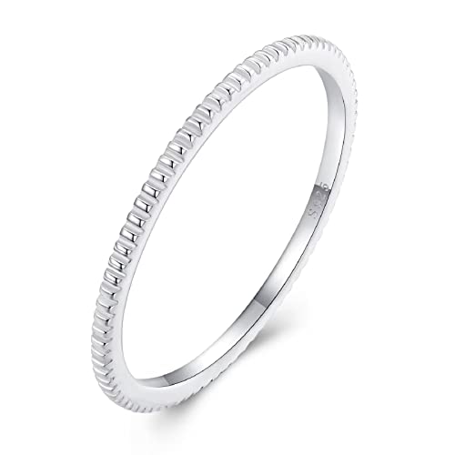 Qings Einfacher Plain Ring 925 Sterling Silber Frauen Persönlichkeit Ordinary Ring für Frau und Tochter von Qings