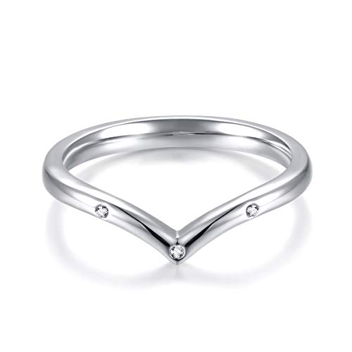 Qings Ring Damen Silber 925 Verlobungsring Ringe für Jungen von Qings