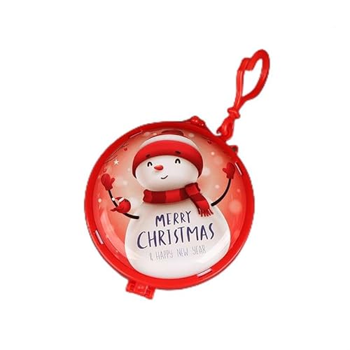 1Pc Niedliche Weihnachtszinn-Geldbörse Cartoon Kinder Reiß Verschluss Brieftaschen Kopfhörer Organizer Box Kleine Münze Geldbörse Weihnachts Geschenk von Qingsi