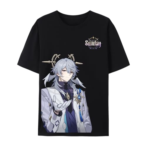 Honkai Star Rail Sunday Impression Short Sleeve Cotton T-Shirt von Qingyee