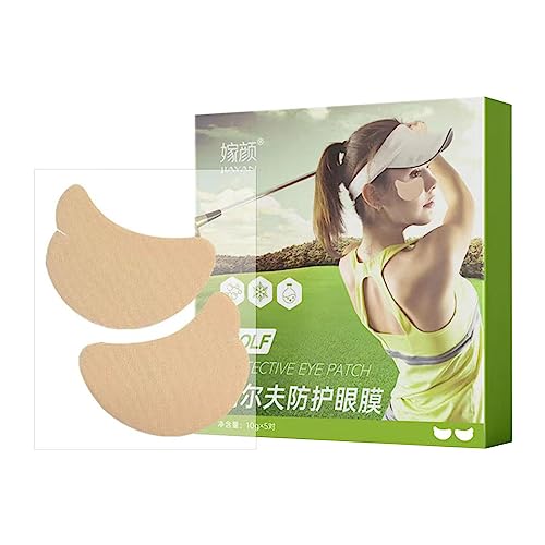 Golf-Patch, Augenklappe für Golf – UV-Schutz, Augenmaske, kühlend, feuchtigkeitsspendender Gelee-Patch – zum Wandern, Golf, Laufen, Radfahren Qiongni von Qiongni