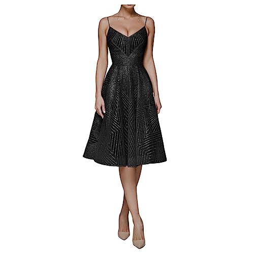 Qiribati Frauen Kleider Spaghetti -Riemen Formelle Kleider Abendpartykleid Maskerade Ballkleider von Qiribati