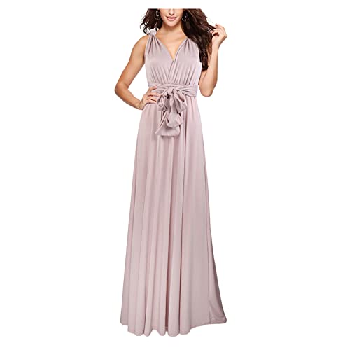 Qiribati Sommerkleider für Frauen Kreuzen Rückenfreier Langes Kleid Cocktail Party Kleid Gegen Hals Maxi Qiribati Sommerkleider für Frauen Kreuzen Rückenfreier Langes Kleid Cocktail Party Kleid Gegen Hals Maxi von Qiribati