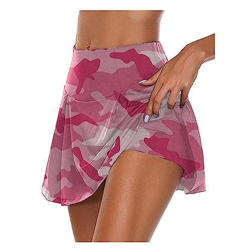 Tarnt Camouflage Active Rock Tennis Athletic Skorts A-line-Faltenrock mit Shorts von Qiribati