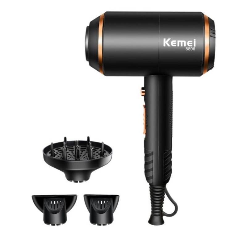 Qivee Haartrockner KM-8896, 4000 W, Set, Ergonomisches Design & 360° Kabel von Qivee