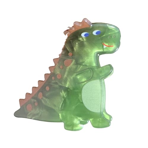 Qiwieod Acryl-Dinosaurier-Haarspange,Acryl-Dinosaurier-Haarnadeln | Haarspange Dinosaurier für Damen | Rutschfeste Acryl-Kopfschmuck-Styling-Tools, Haarschmuck mit starkem Halt für den täglichen von Qiwieod