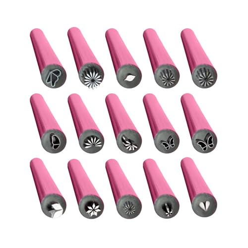 Qiwieod Stempel-Nagelwerkzeug, Nagelstempel-Stift-Set, 15x Nail Tools Stempel mit 6 verschiedenen Kunstmustern, Blumen-Nagelstempel-Stift, Nagel-Graffiti-Kunst-Dotting-Werkzeuge, Nagelstempelplatte, Qiwieod Stempel-Nagelwerkzeug, Nagelstempel-Stift-Set, 15x Nail Tools Stempel mit 6 verschiedenen Kunstmustern, Blumen-Nagelstempel-Stift, Nagel-Graffiti-Kunst-Dotting-Werkzeuge, Nagelstempelplatte, von Qiwieod