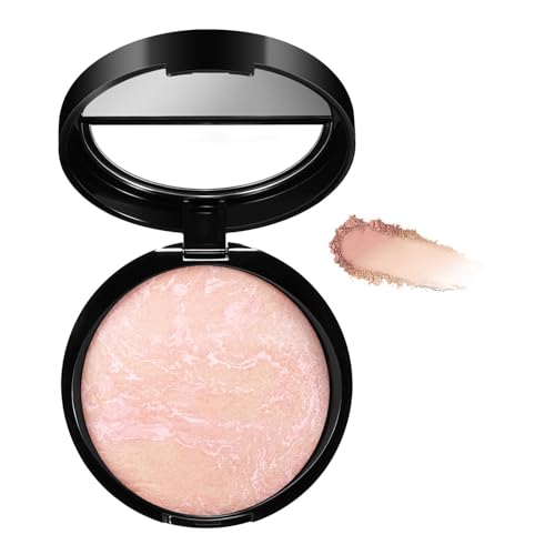 Gebackene Puder Foundation Color Changing für Reife Haut, Aufhellende Vollflächige Deckkraft für Gesicht, Lang Anhaltender, Ölregulierender Schimmer, Natürlich Geschmeidiges Make-up(07#) von Qixfyze