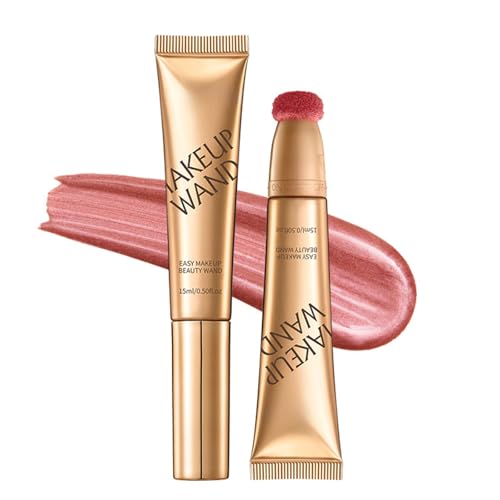 Liquid Highlighter Contour Blush Sticks, Konturenstift & Rouge Stift Rouge Und Bronzer, Flüssiges Kontur Highlighter Rouge Beautystifte Damen, Cremiger Rougestift Für Gesicht(Highlighter Wand 05) von Qixfyze