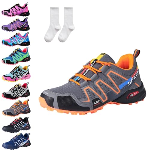 Qixfyze Ortho Hike Balance-Schuhe for Herren Und Damen, Atmungsaktive Orthopädische Schmerzlindernde Wanderschuhe(StyleG,45) von Qixfyze