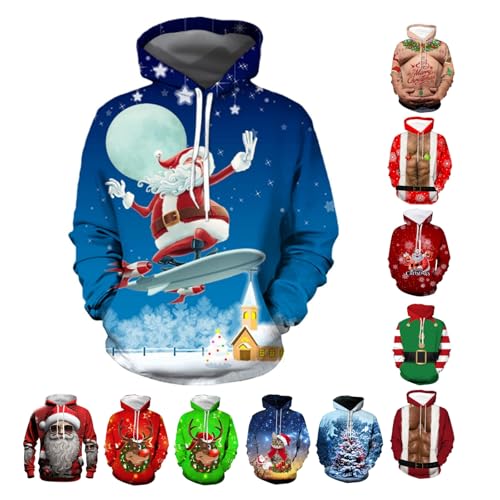 Christmas Pullover Herren,weihnachtspulli Partnerlook,weihnachtsshirt Herren,plüsch Hoodie,Herren-Sweatshirt,Weihnachts Pulli,Decke zum anziehen Erwachsene,kuscheldecke Hoodie Christmas Pullover Herren,weihnachtspulli Partnerlook,weihnachtsshirt Herren,plüsch Hoodie,Herren-Sweatshirt,Weihnachts Pulli,Decke zum anziehen Erwachsene,kuscheldecke Hoodie von Qixiu