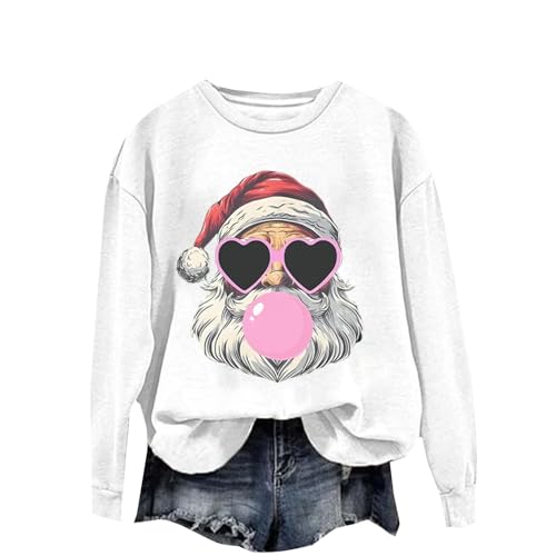 Kuschelpullover Damen, Weihnachtsmotiv Christmas Sweater, Kapuzenpullover Elegant, Teddy Pullover, Hunde Geschenke Weihnachten, Men's Hoodies, Weiße Jacke Kuschelpullover Damen, Weihnachtsmotiv Christmas Sweater, Kapuzenpullover Elegant, Teddy Pullover, Hunde Geschenke Weihnachten, Men's Hoodies, Weiße Jacke von Qixiu