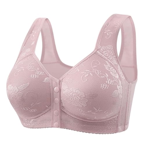 Qixiu BH Große Brüste Starker Halt, BH Mit Vorderverschluss, Meine Bestellungen Anzeigen, Blitzangebote, Bralette Spitze Weiblich, Bustier Mädchen Spitze_1 von Qixiu