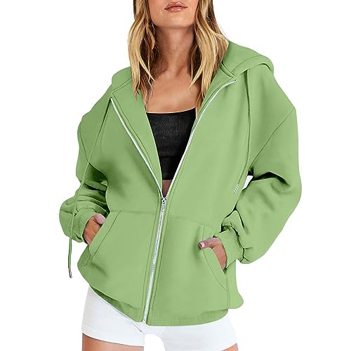 Qixiu Sommerjacke Damen Cardigan Italienische Mode Trainingsjacke Oversize Schwarz Zip Kapuzenpullover Hoddies Leicht Sport Lang Elegant Y2K Sweatjacke Kapuzenjacke @G von Qixiu