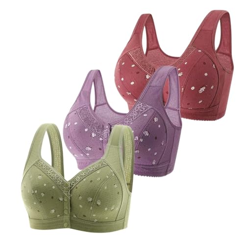 Qixiu Sport BH, BH Mit Verschluss, Angebote Essentials, Die Discounter, Bralette Weiblich Spitze, Spitzen Bustier_1 von Qixiu