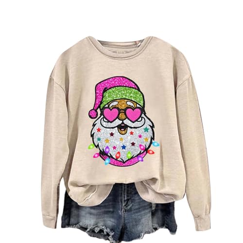 Qixiu Weihnachts Hoodie Damen, Lustige Weihnachts T-Shirt, Frauen 50, Sweatshirt Jacke, Pullover Mit Kapuze Backprint, Light Blue, Los Angeles Pullover, Hoodies Qixiu Weihnachts Hoodie Damen, Lustige Weihnachts T-Shirt, Frauen 50, Sweatshirt Jacke, Pullover Mit Kapuze Backprint, Light Blue, Los Angeles Pullover, Hoodies von Qixiu