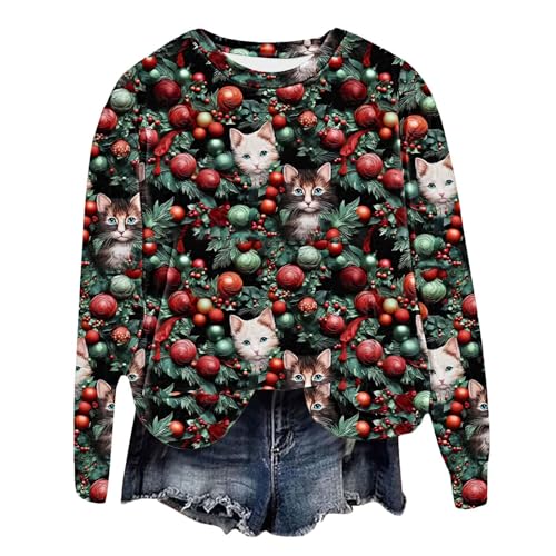 Ugly Weihnachtspullover Damen, Strickkleid Weihnachten, Geschenk Freundin, Flauschiger Pullover, Christmas Cardigan, Weihnachtspulli Mann, Weihnachtsshirts, Decke Flauschig von Qixiu