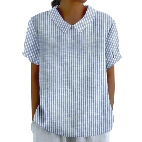 leinenbluse Damen, Bluse Damen leinen, Shirts Damen Sommer, Tunika Damen große größen, Damen Oberteile, damenblusen, t-Shirt Weiss Damen, Damen Tops Sommer elegant, blusen Damen, Damen Sweatshirt von Qixiu