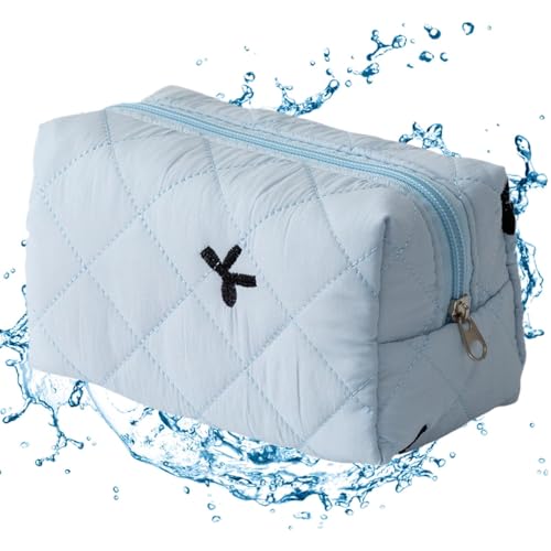 Make -up -Tasche, kosmetikbeutel | Bleistiftbeutel,Großer ästhetischer Make -up -Beutel Toilette Organizer Beutelstifte Geldbörse für Reisepflegepflege von Qizeroty