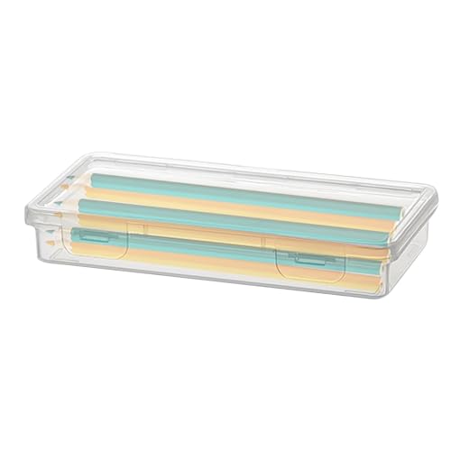 Qizeroty Transparentes Bleistiftfall, Clear Bleistiftbox - Clear School Storage Organizer - Schreibtischspender, Stabiler Organisator für Briefpapier, Bleistifthalter Stift Qizeroty Transparentes Bleistiftfall, Clear Bleistiftbox - Clear School Storage Organizer - Schreibtischspender, Stabiler Organisator für Briefpapier, Bleistifthalter Stift von Qizeroty