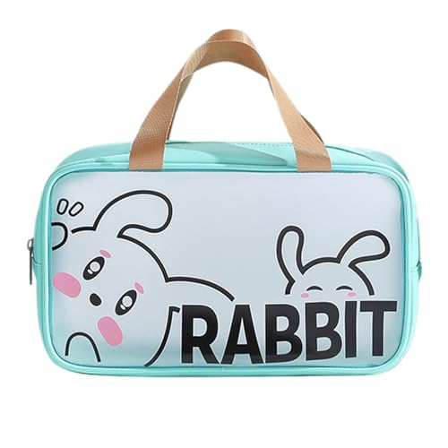 Reise-Make-up-Tasche,Kosmetiktasche mit großem Fassungsvermögen, Make-up-Reise-Organizer - Klare und leichte Make-up-Taschen für Make-up, Reise-Organizer, Geschenk für Mädchen und Frauen von Qizeroty