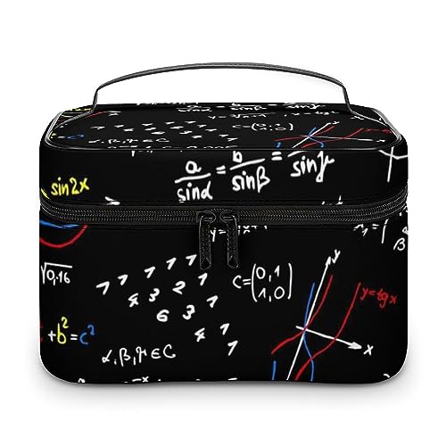 Qjjinxior Kosmetiktasche, Cartoon-Bananen-Make-up-Tasche, Leder, Reise-Kulturbeutel für Damen, Mathematik Lineare Mathematik Bildung, 25x18x15cm Qjjinxior Kosmetiktasche, Cartoon-Bananen-Make-up-Tasche, Leder, Reise-Kulturbeutel für Damen, Mathematik Lineare Mathematik Bildung, 25x18x15cm von Qjjinxior