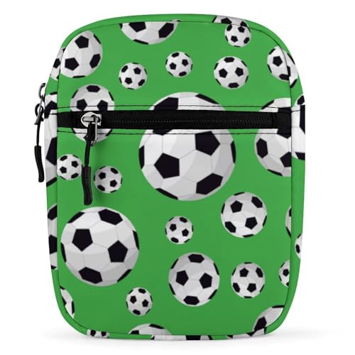 Qjjinxior Umhängetasche, Cartoon-Fuchs-Crossbody-Tasche, Mehrzwecktasche, kleine Umhängetasche für Arbeit, Business, Reisen, Fußball., Einheitsgröße von Qjjinxior